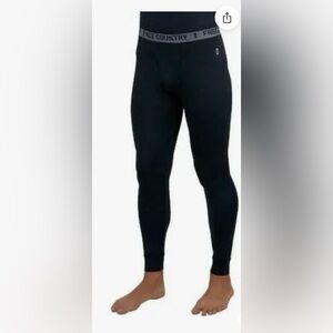 Free Country 2 Pack Black Men's Base Layer Pant